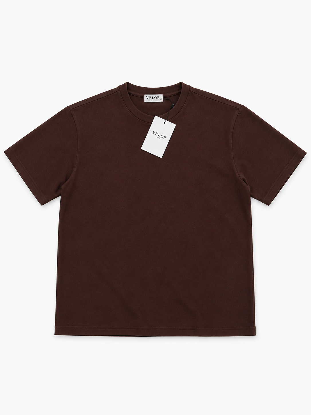 CROPPED BROWN T-SHIRT