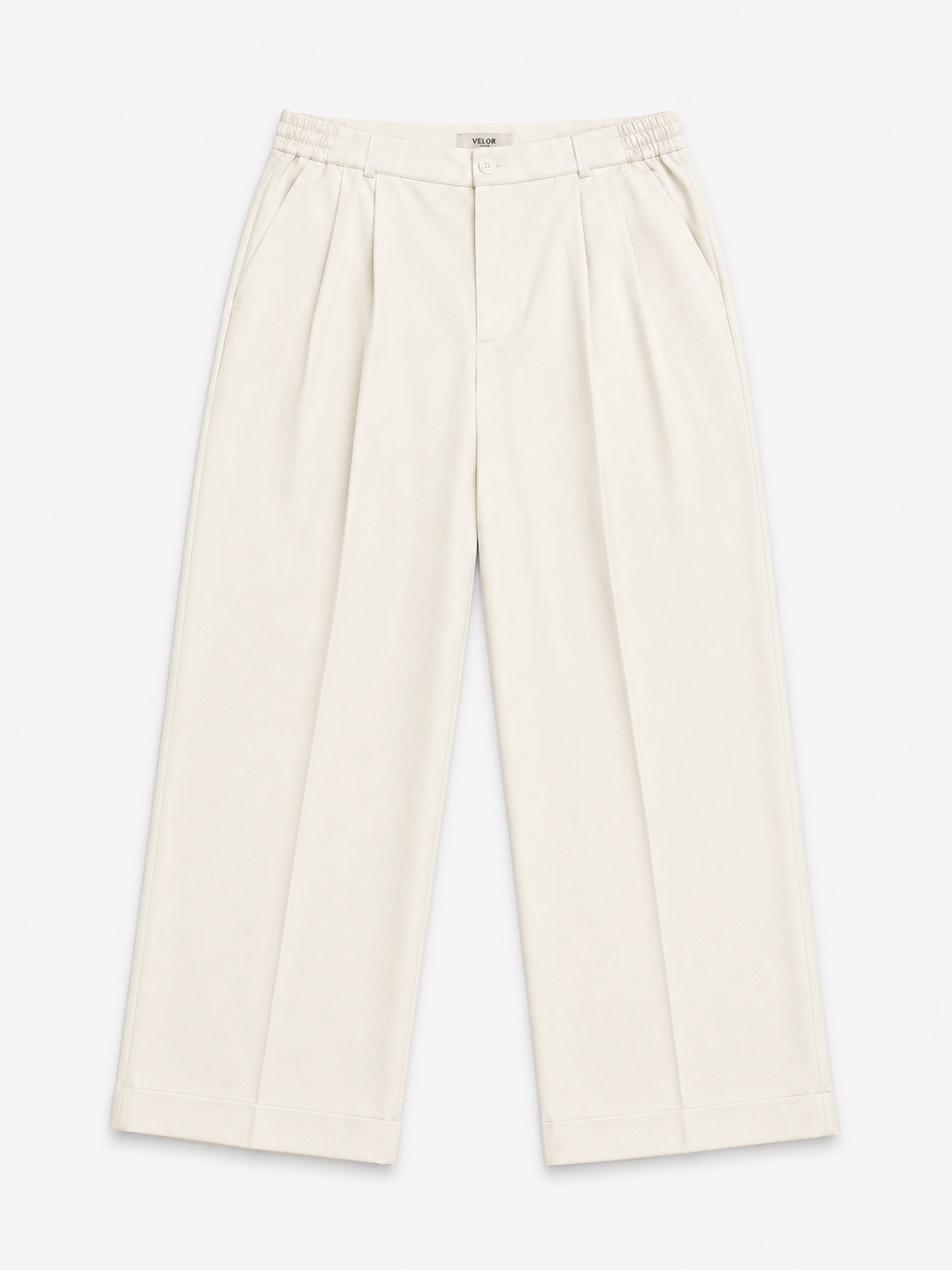 LINEN PL PANT OFF WHITE