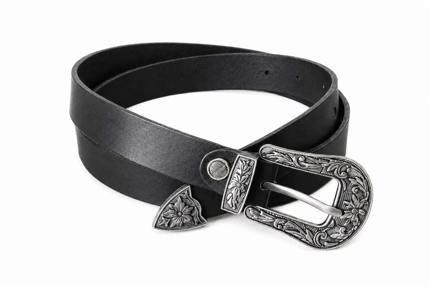 Western Buckle Belt (Genuine Leather 2.5)