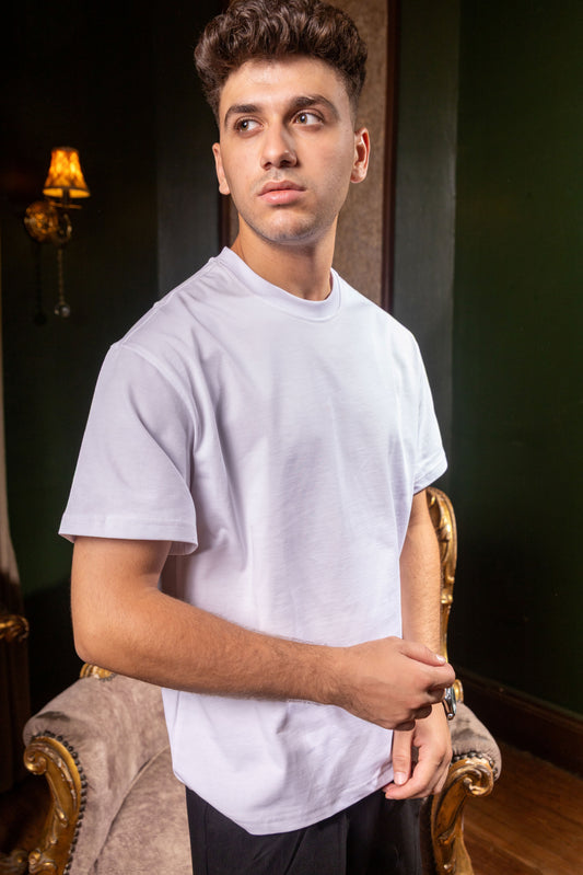 CROPPED WHITE T-SHIRT