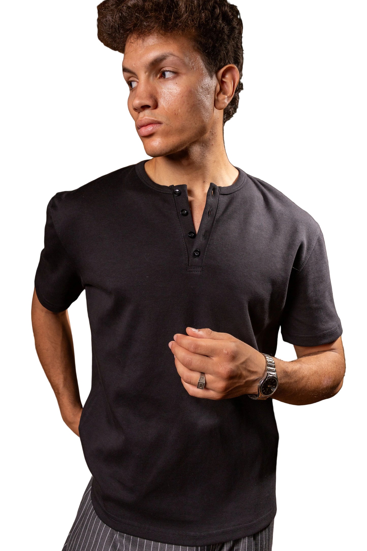 HENELY SHIRT BLACK