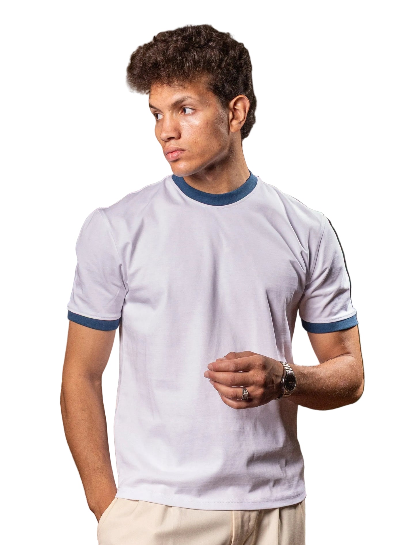 RINGER SHIRT WHITE
