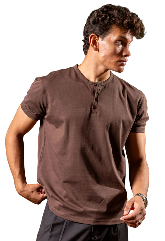 HENELY SHIRT BROWN