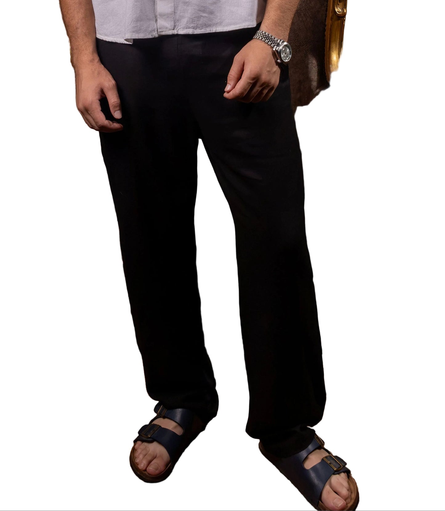 LINEN PANT BLACK