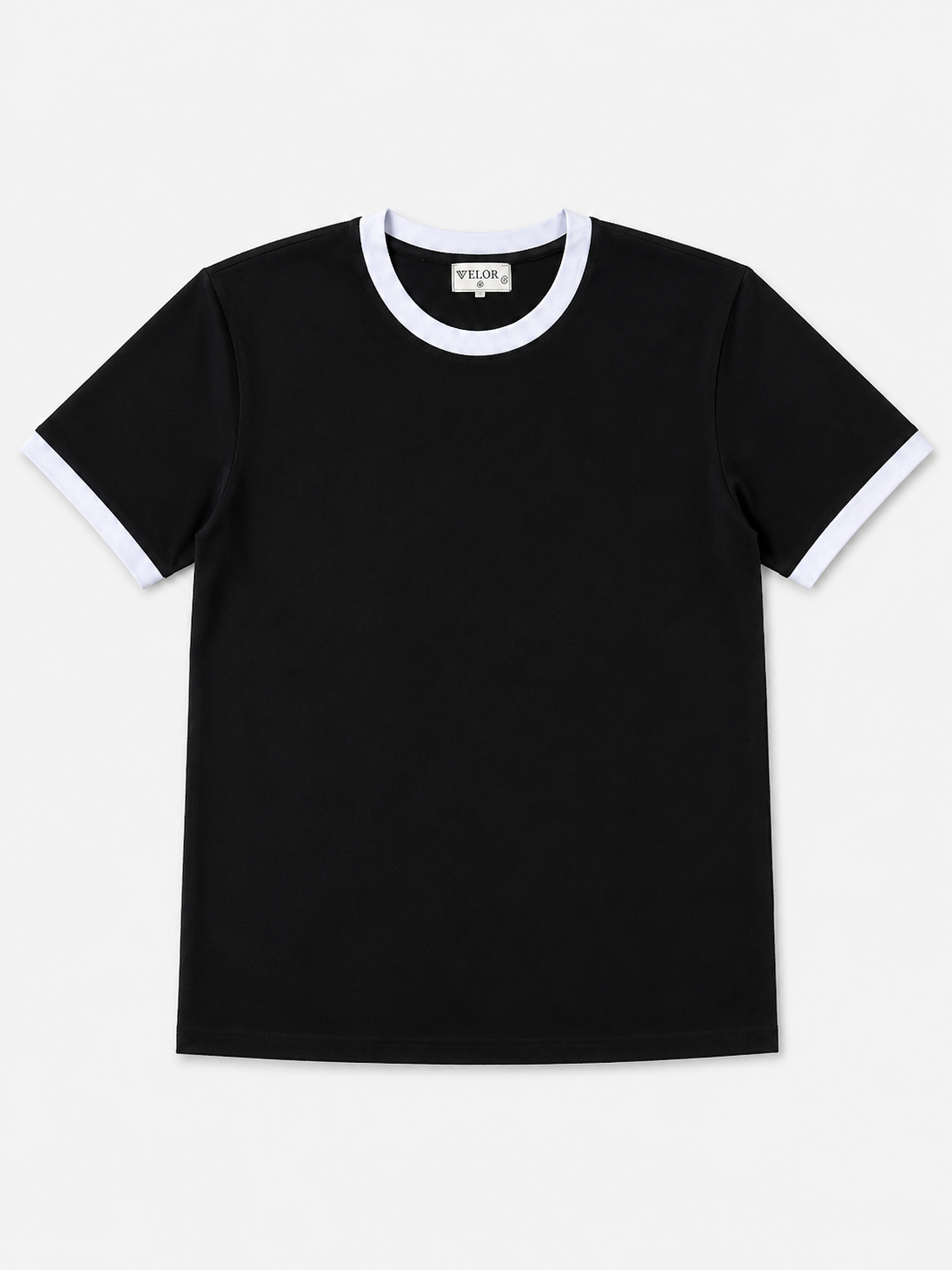 RINGER SHIRT BLACK