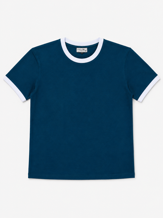 RINGER SHIRT PETROL