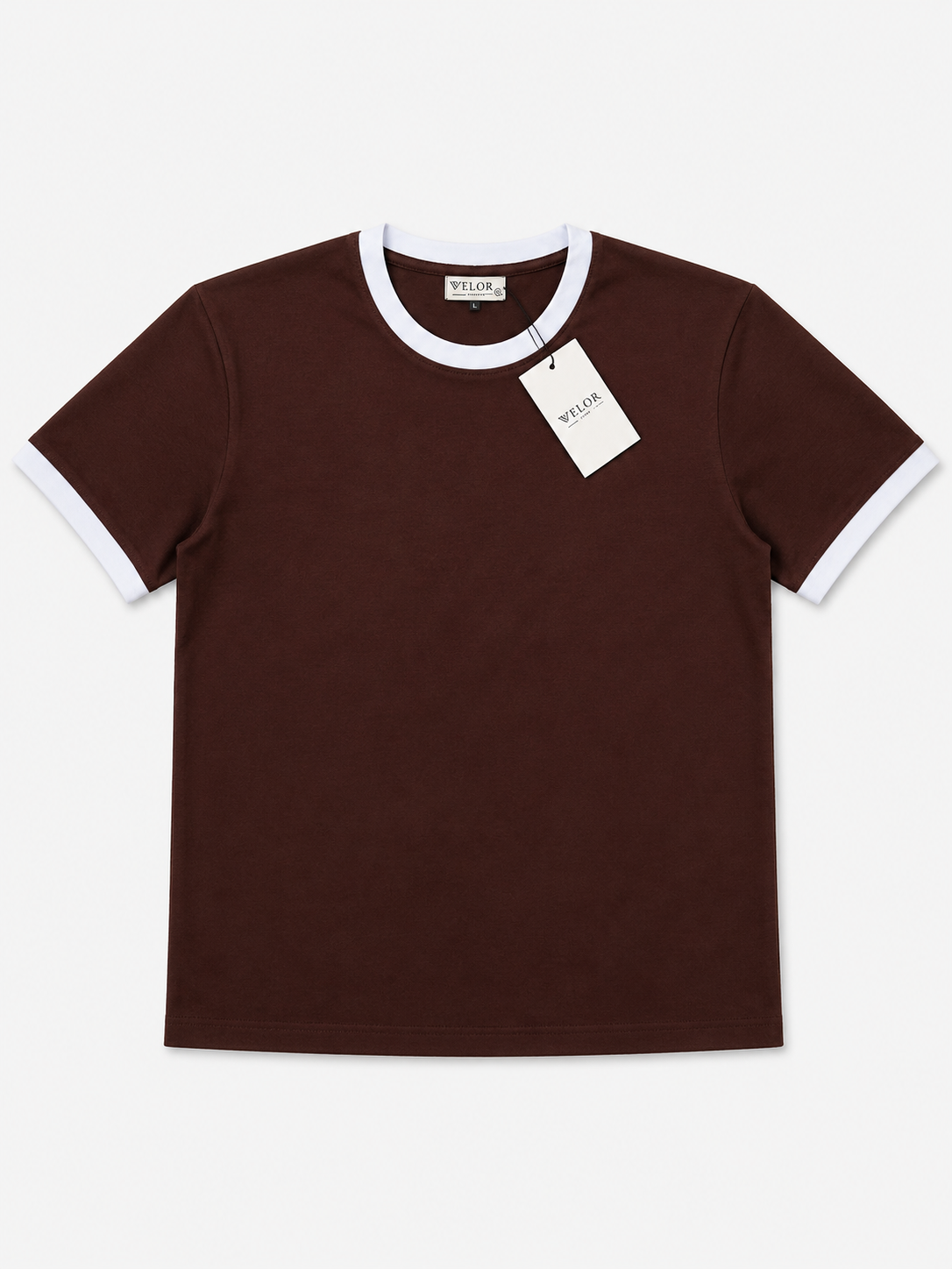 RINGER SHIRT BROWN
