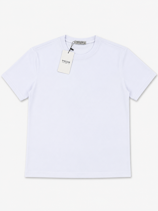 CROPPED WHITE T-SHIRT