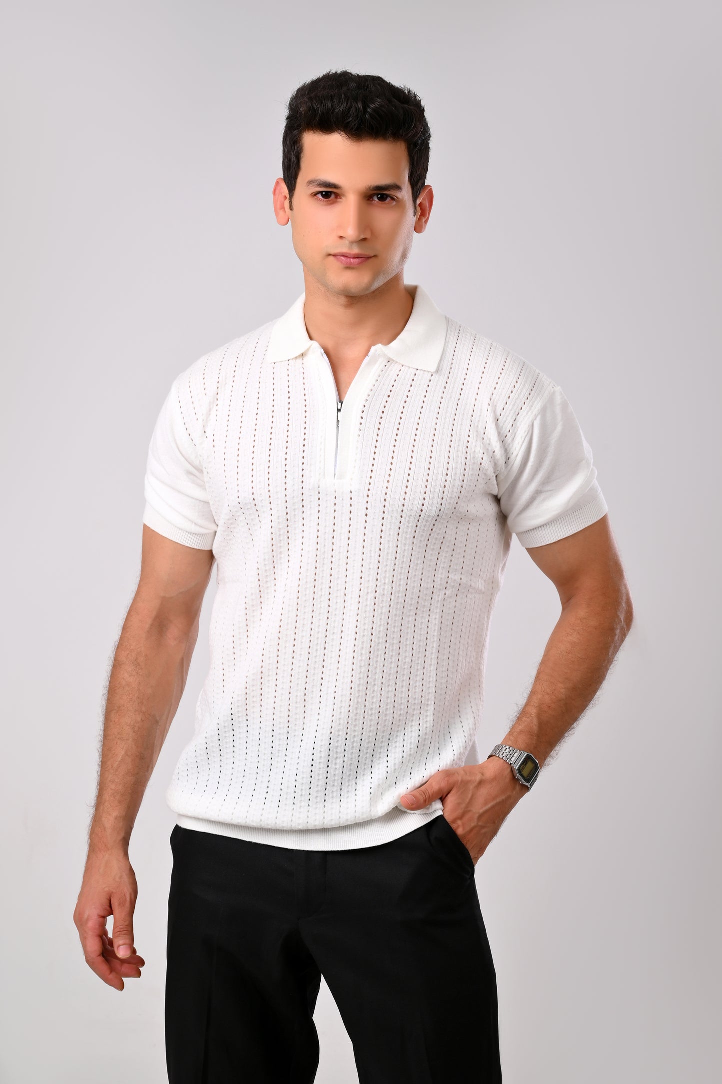 Knitwear polo light