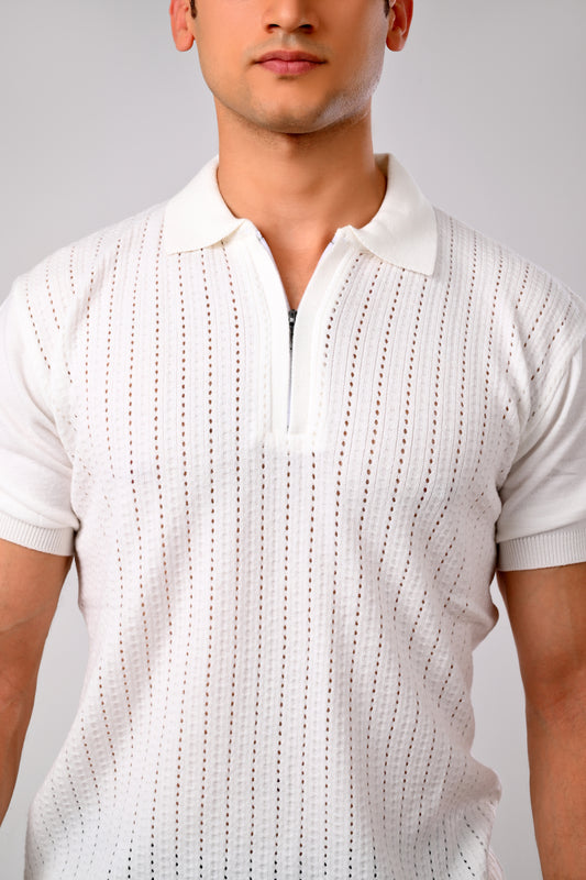 Knitwear polo light