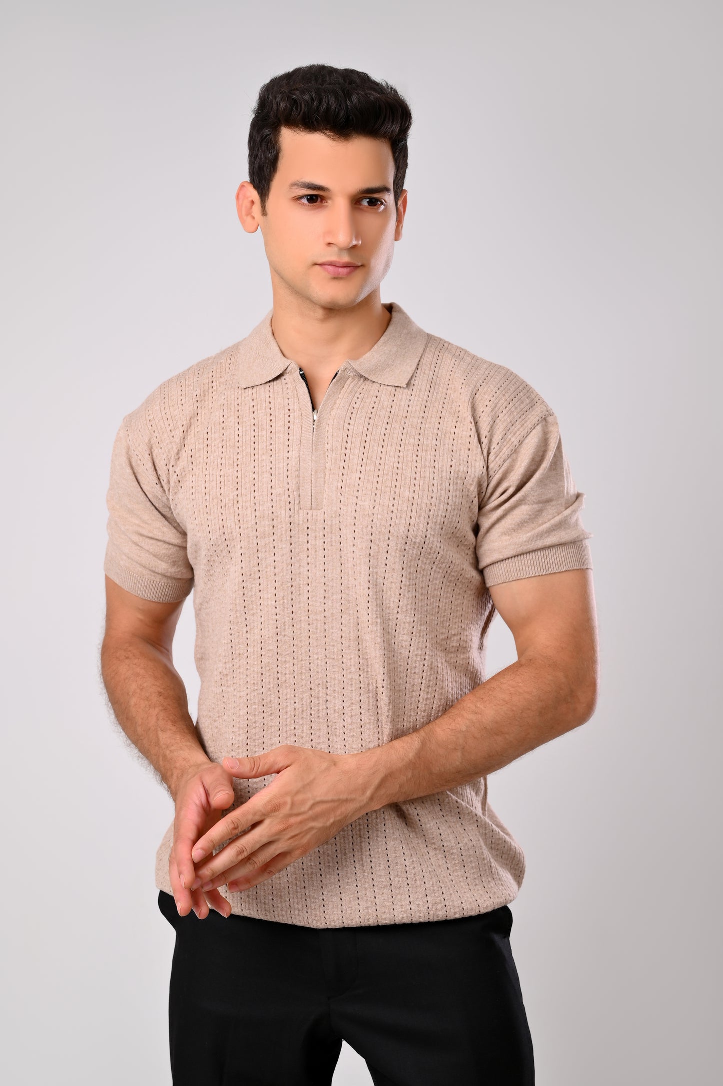 Knitwear polo light